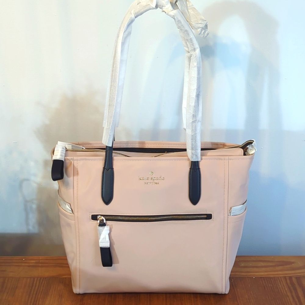 Kate Spade Pink and Black Tote Bag